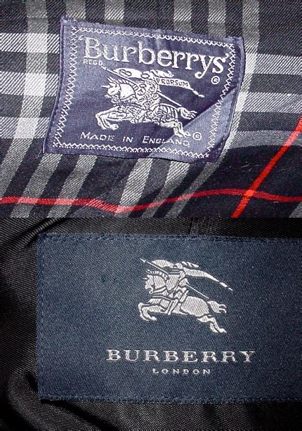 vintage burberry trench tag number|original burberry logo.